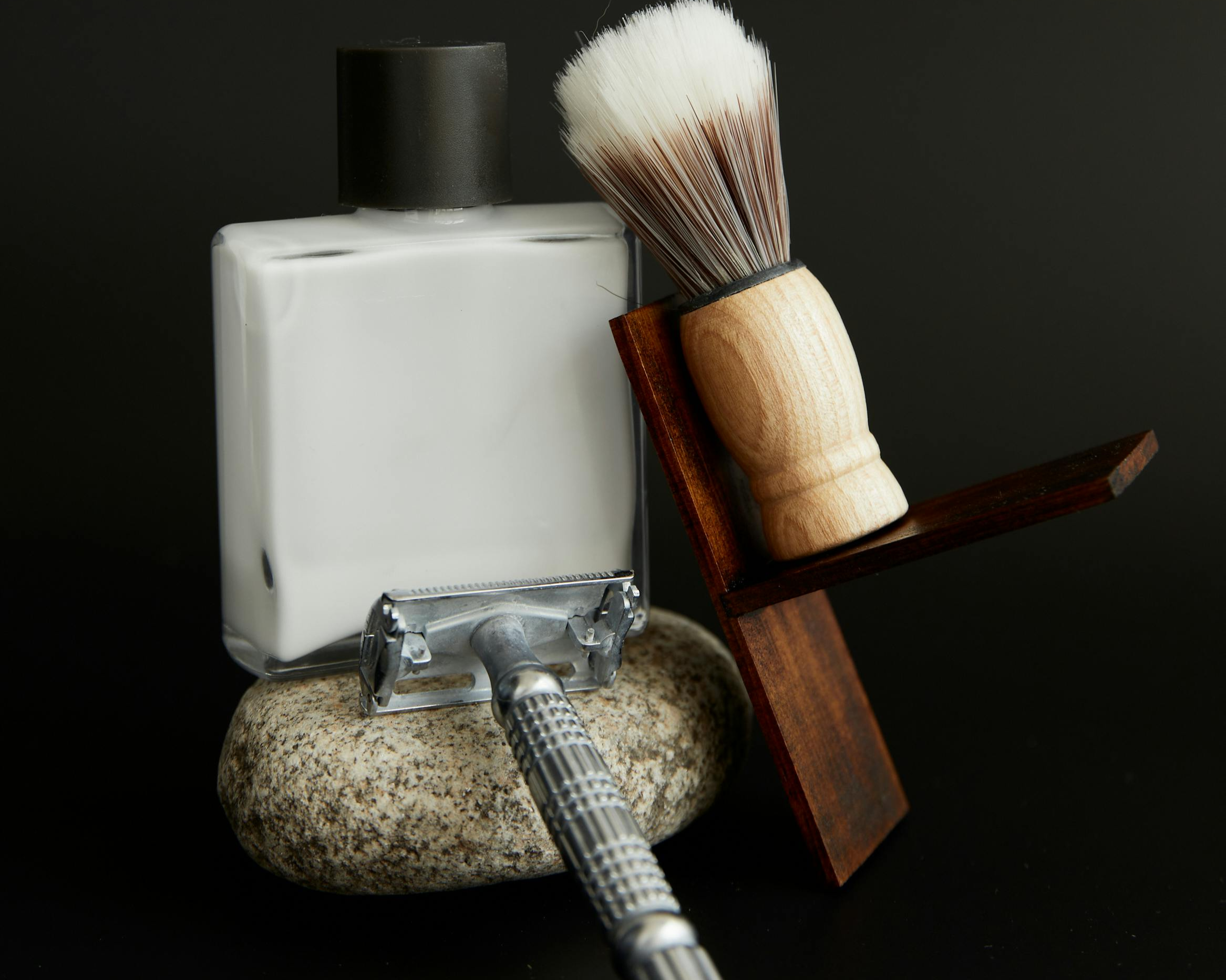 A range of male shaving products