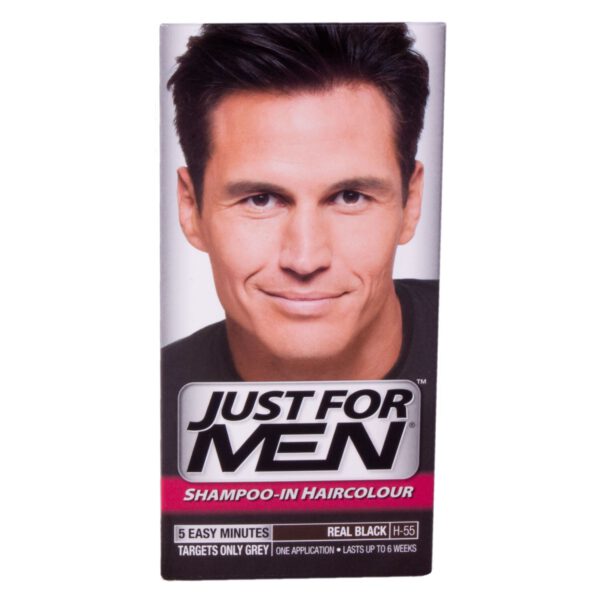 Just For Men Shampoo In Hair Colour - Real Black H55-0