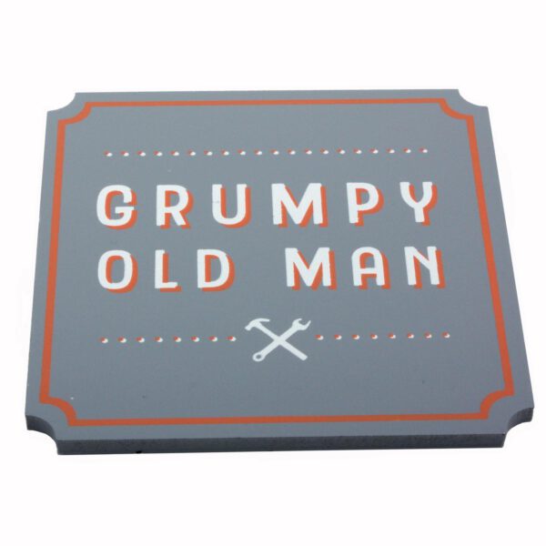 The Hardware Store Wooden Coaster - Grumpy Old Man-0