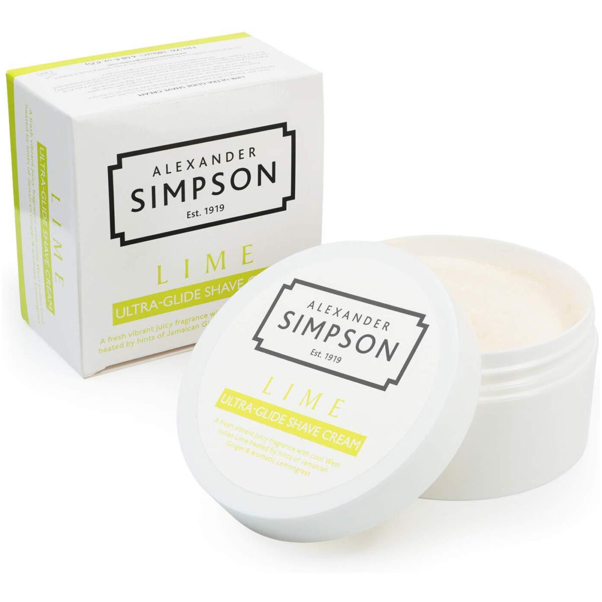 Simpson luxury shaving cream